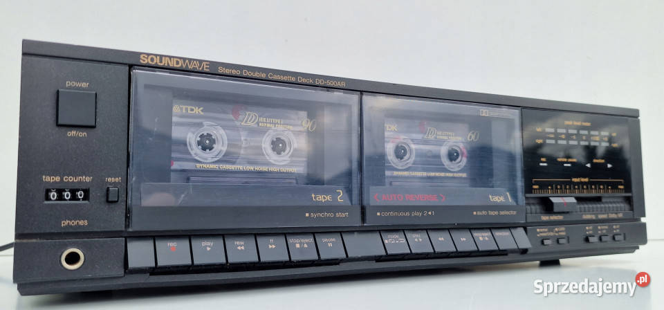 Soundwave Cassette Deck magnetofon DD500AR DD wielkopolskie Międzychód