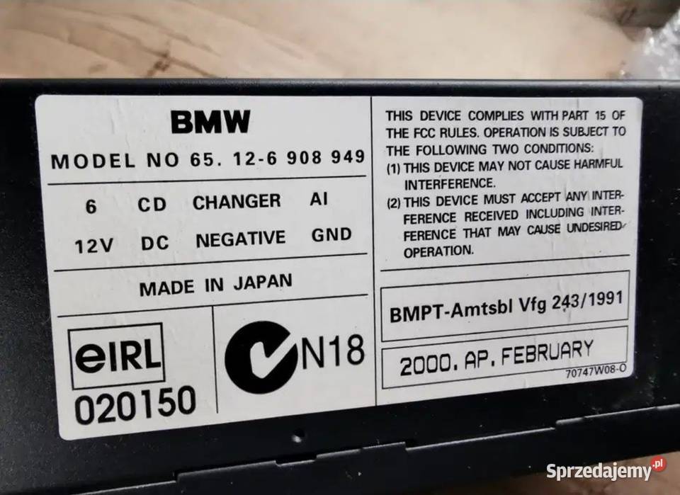 Zmieniarka płyt CD BMW E46 Zmieniarki CD Żory