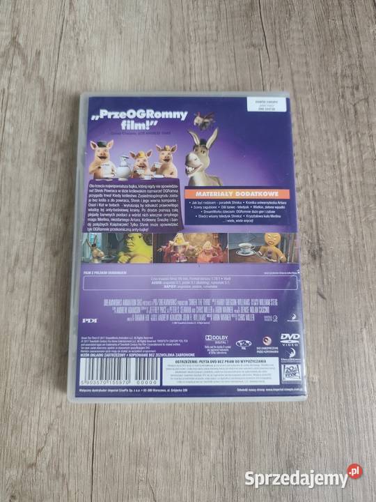 Płyta DVD Shrek Trzeci Shrek 3 Film DVD bajka dubbing