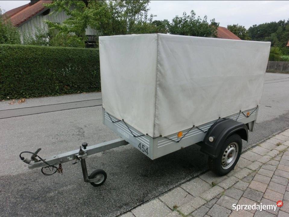 Sprzedam przyczepke Pongratz aluminiowe burty 630kg Gosławice