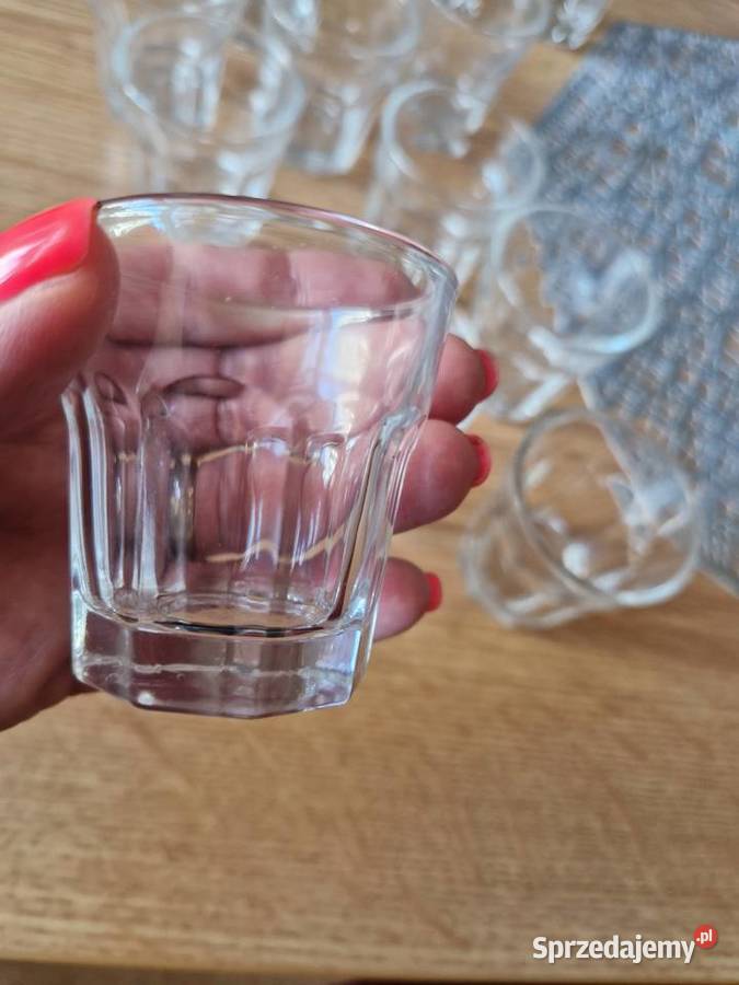 Kieliszki grube szkło 12 Wyposażenie wnętrz Radom sprzedam