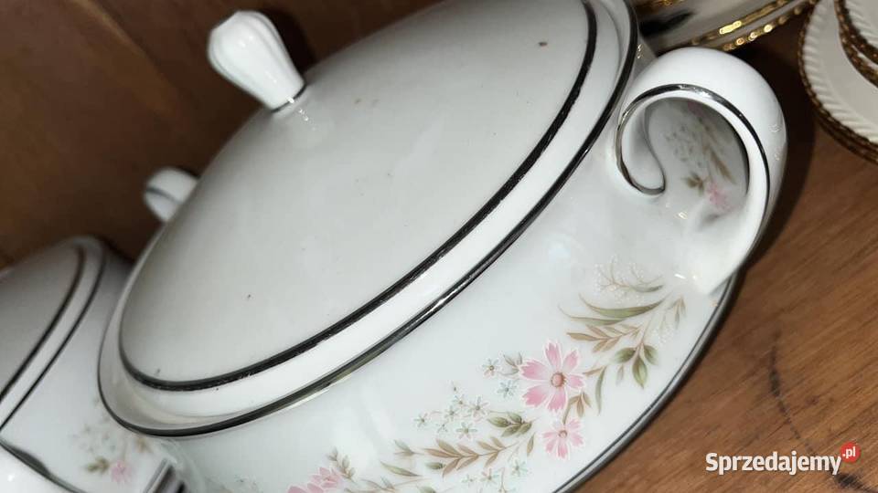 Noritake Japonia Waza z kwiatkami Malowana pomorskie