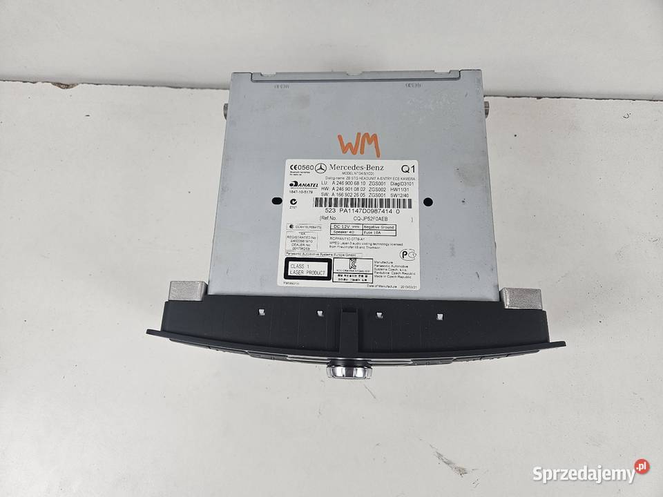MERCEDES W176 W246 RADIO NAWIGACJA A2469006810 Sprzęt audio fabryczny sprzedam