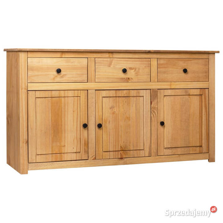 Szafka 135x40x80 lite drewno sosnowe seria Warszawa