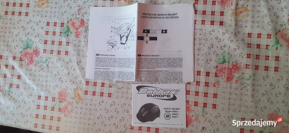 Kask na rower quada rolki łyżwy itpM 5354Bottari Tuszkowo