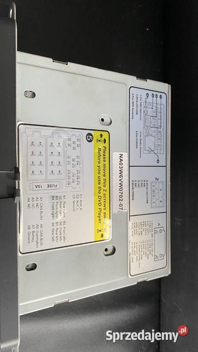RADIO RADIOODTWARZACZ CD NAVI NA03W6VW0702 VW Warszawa sprzedam