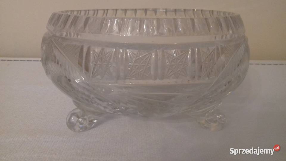 Owocarka kryształowa średnia Vintage do