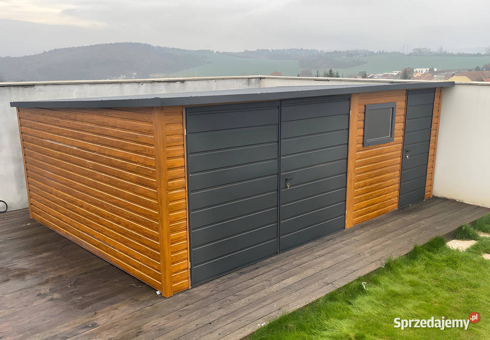 Domek ogrodowynarzędziowy 5x4 drewnopodobny Lublin