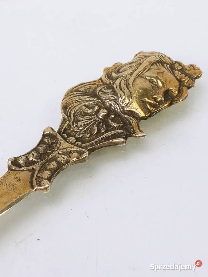 Nóż do papieru Secesja Wiedeń Srebro 800 Nowa Sól