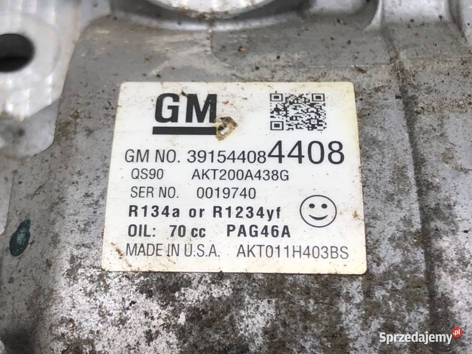 SPRĘŻARKA KLIMATYZACJI OPEL MOKKA 39154408 14