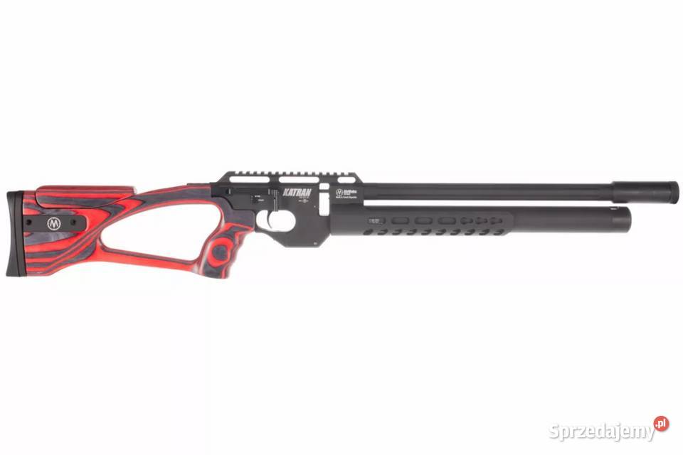 Wiatrówka AirMaks Katran W 55mm Red Lamino Sporty strzeleckie i myślistwo wielkopolskie Przyłęki