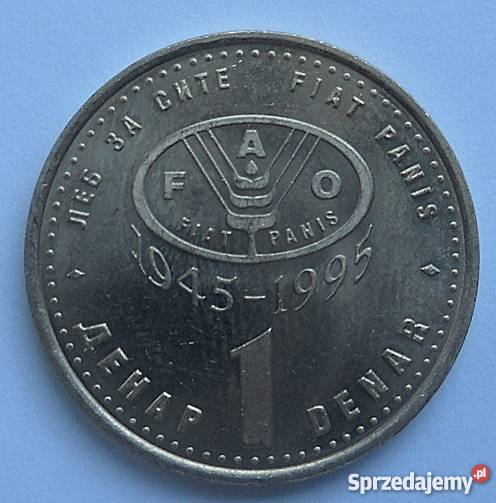 MACEDONIA1 DENAR1995 rFAOPIES Legionowo