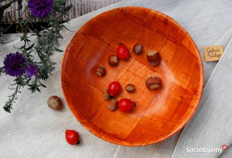 Miska drewniana ze sklejki 20 pomarańczowy Lublin sprzedam