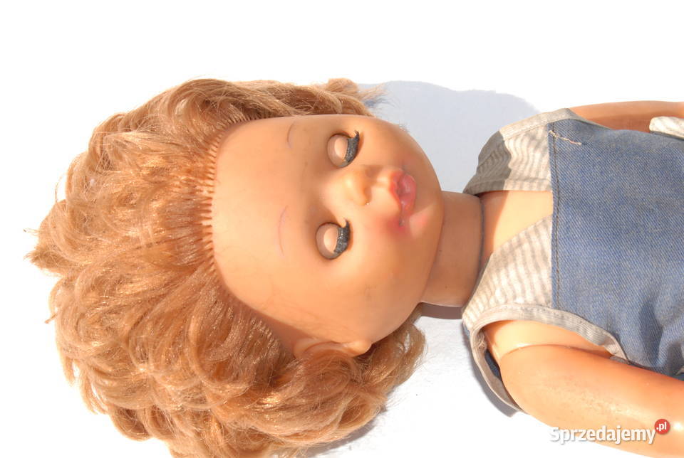 Stara zabawka lalka sygnowana lata 4050 unikat