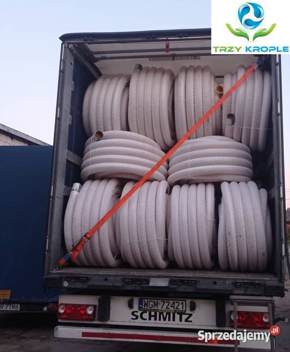 Rura fi125 drenarska melioracyjna w otulinie Rury i kształtki Warszawa