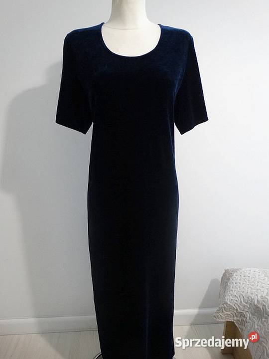 Sukienka Długa Aksamitna Balowa Wieczorowa Łomża sprzedam