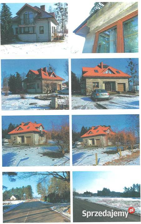 Zalesie dom z działką 1131 m 266 66666 mieszkalny mazowieckie Myszyniec
