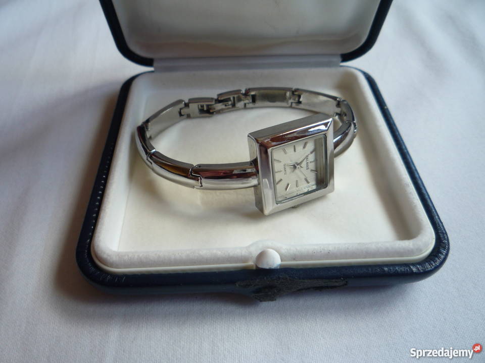 Zegarek damki Palmas Quartz Kwadratowy Srebrna damskie Szczecin