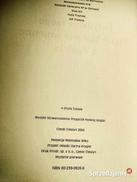 Lutyńskie tango historie Zaolzia książki Warszawa