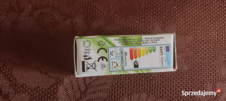 Żarówka halogenowa ZeXt 500lm 23040W G9