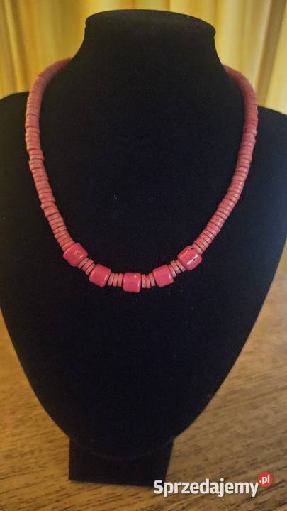 Naszyjnik z korali czerwonych Katowice