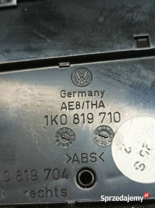 KRATKI NAWIEWU PRAWA LEWA DESKI KPL 1K0819709 VW