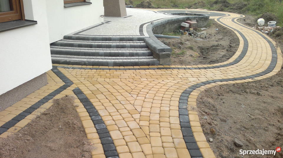 KOSTKA BRUKOWA PALISADA GALANTERIA BETONOWA Góra Kalwaria