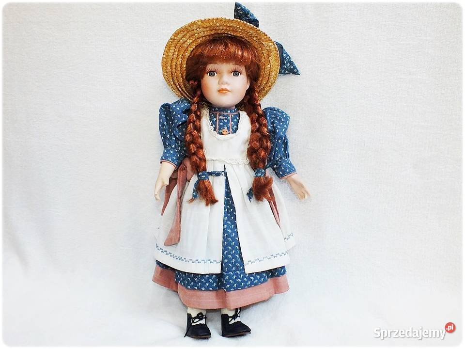 Porcelanowa stara Lalka wys44 Kolekcjonerska Żary