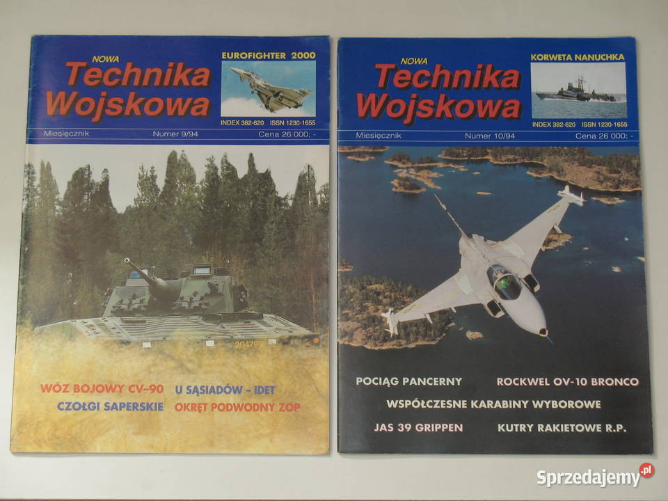 Technika Wojskowa numery 13 i 711 rocznik 1994 5 Kraków sprzedam