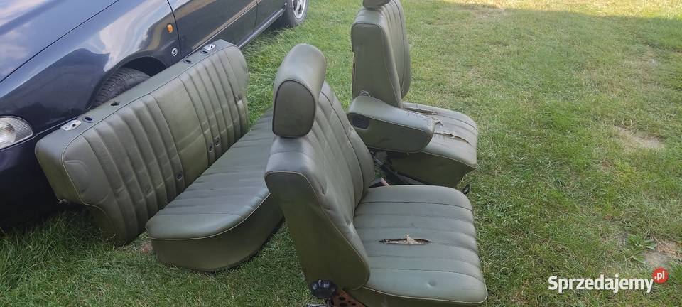 Mercedes w123 kombi fotele oliwkowe Kraśnik