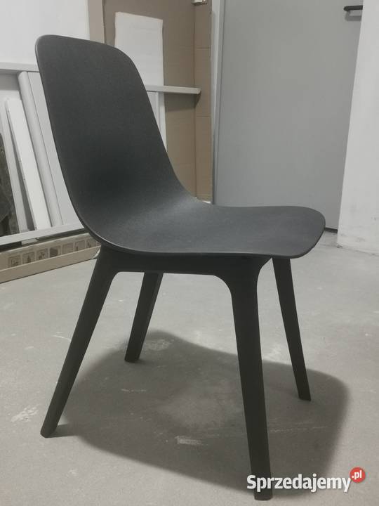 Krzesło czarne Odger IKEA Wągrowiec