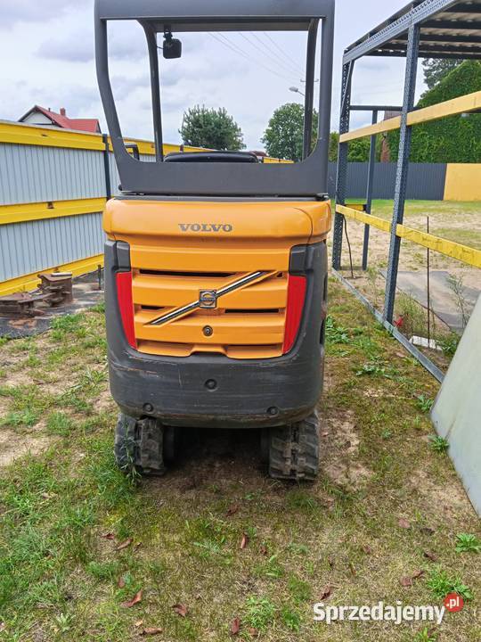 Minikoparka VOLVO EC15C R2018 MG 2750 4 łyżki Nowołoskoniec