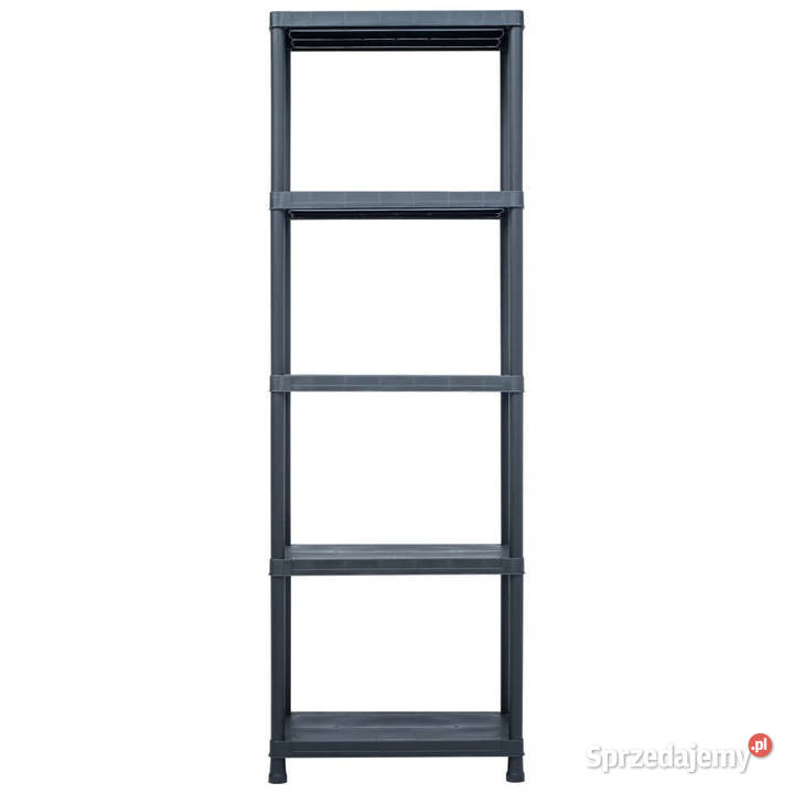 Regały magazynowe 5 czarne 125 60x30x180 Warszawa