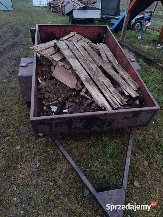 Przyczepka sam zarejestrowana 2 z 12 m burtowe Do samochodów osobowych Działoszyn sprzedam