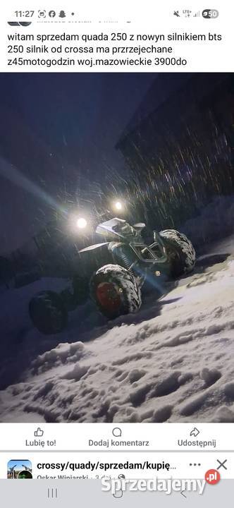 quad shineray 250 Rok produkcji 2013