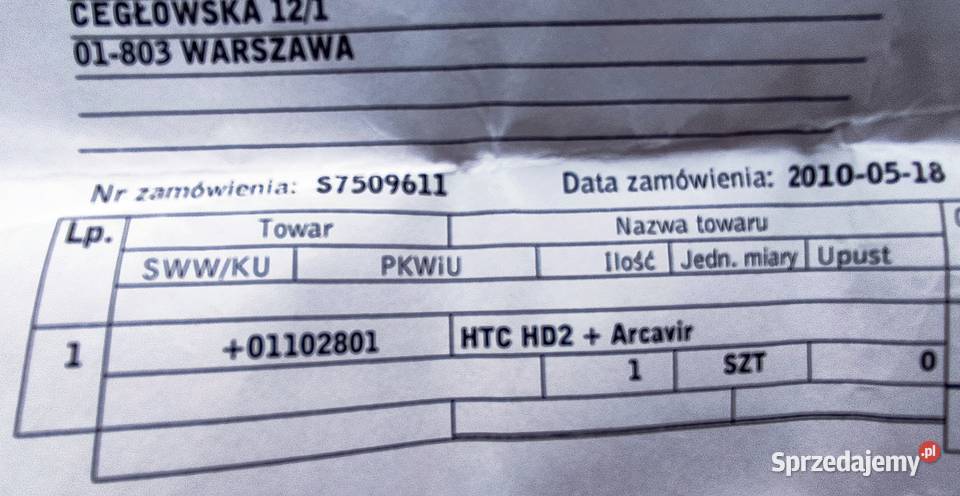 HTC HD2 Leo pełny zestaw z salonu Orange Bochnia sprzedam