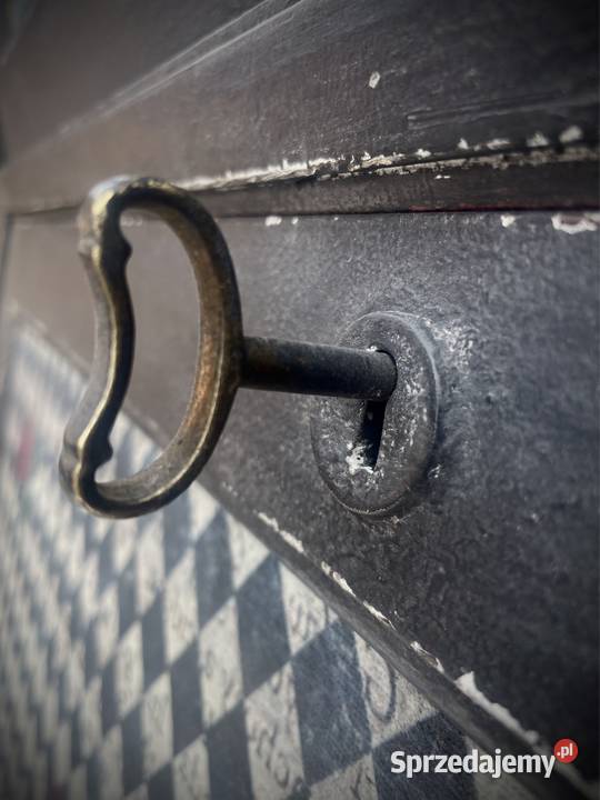 Sekretarzyk z witrynką vintage shabby chic Przeworsk