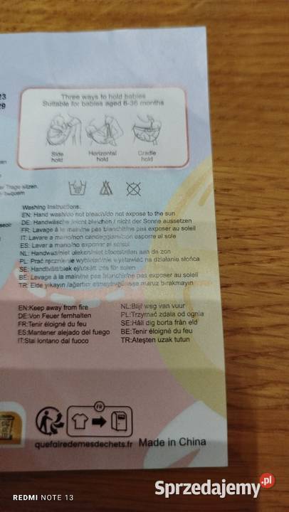 Nosidełko wspomagające Zamość