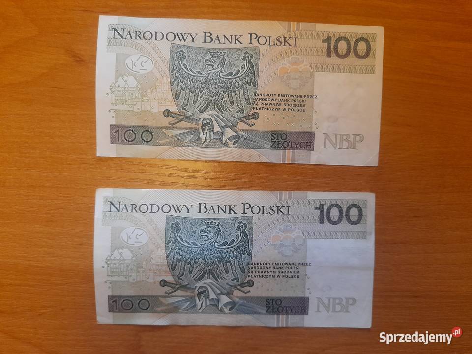 Banknot kolekcjonerski o nominale 100 dolnośląskie Oleśnica