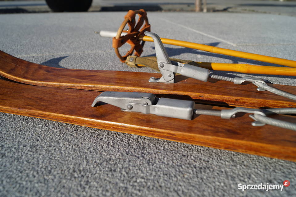 Stare narty dziecięce 100 kijki Pruchnik sprzedam