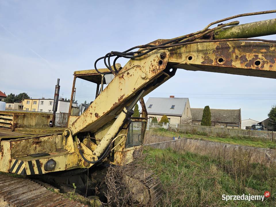 Koparka gąsienicowa Waryński K408 Rok produkcji 1987 Janków Przygodzki