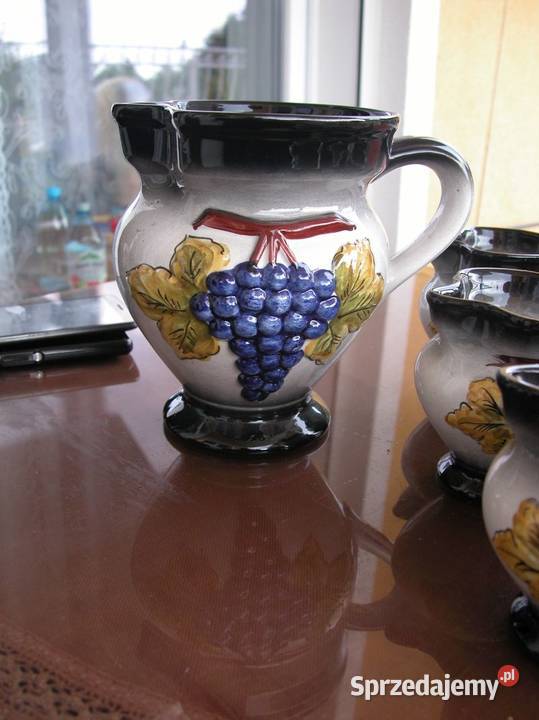 ceramiczne dzbanki 6 sztuk Dekoracje i ozdoby