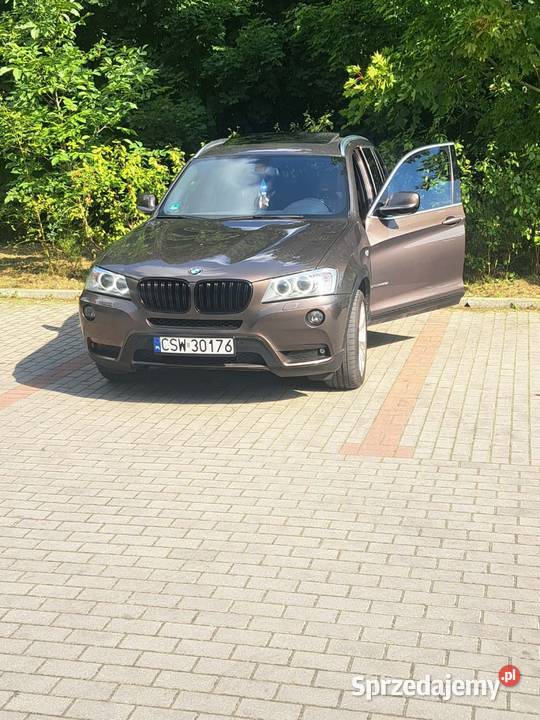 BMW x 3 20 benzyna Xdrav 184 naviskóra panorama elektryczne szyby Brodnica