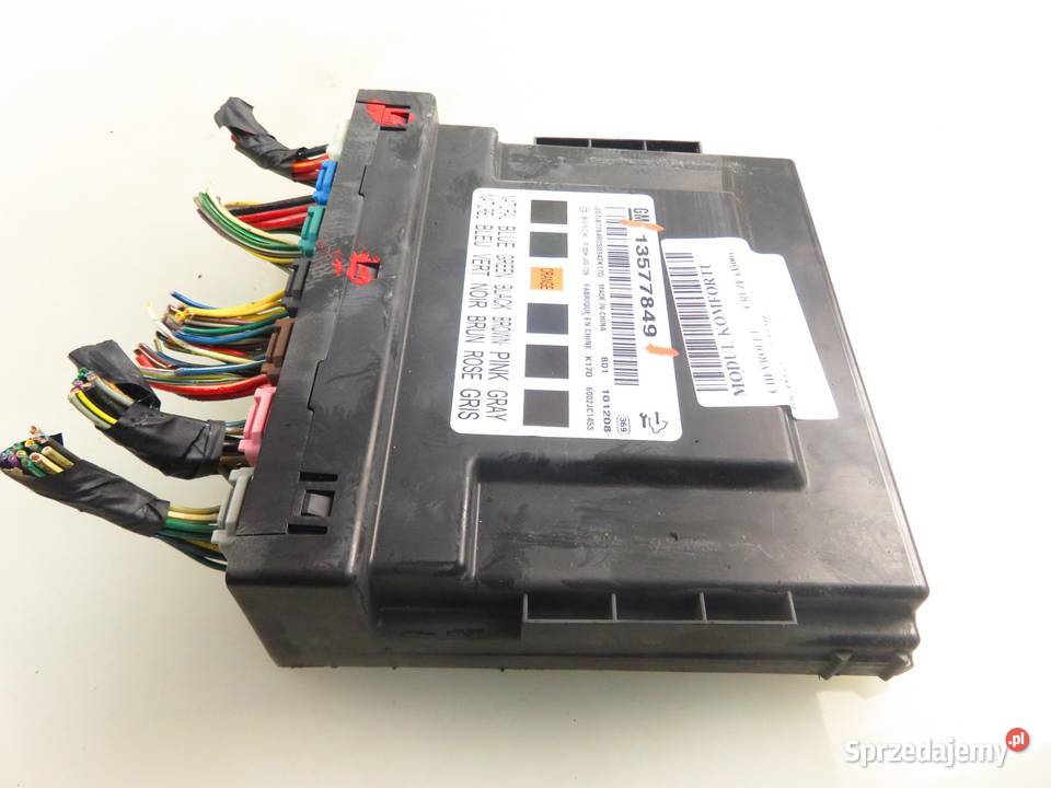 MODUŁ KOMFORTU CHEVROLET CRUZE J300 13577849 osobowe Skrzynki bezpieczników sprzedam