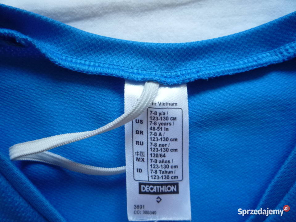 Decathlon 122 quechua Niebieska koszulka Szczecin sprzedam