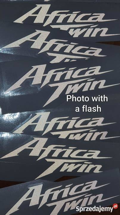 Sticker Africa Twin reflective Części motocyklowe Piątkowiec