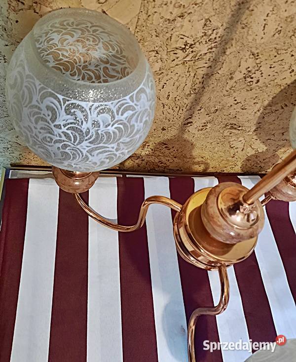 Żyrandol lampa sufitowa lata 30 40 te