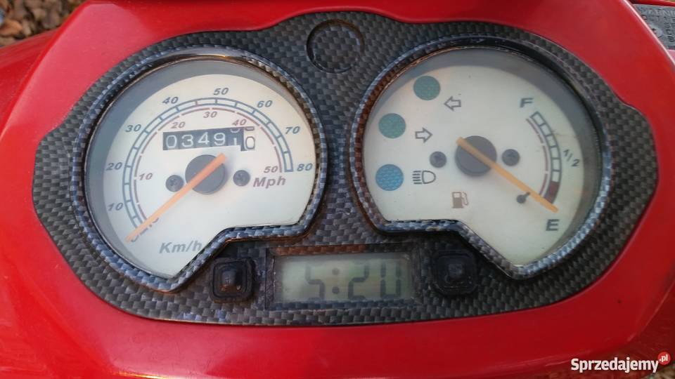 Skuter Kingway sprawny brak papierów 65cm3 Pustków