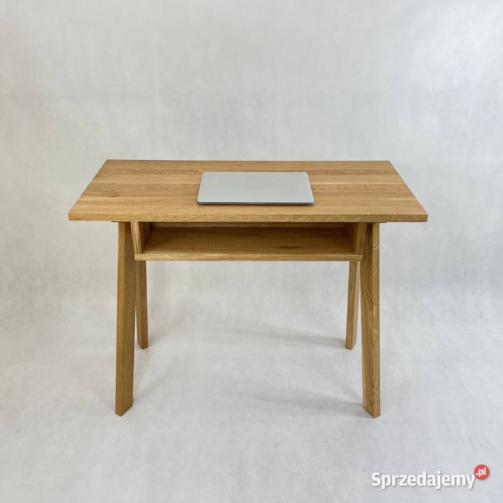 Biurko drewniane dębowe toaletka 100 x 45 lity Alwernia
