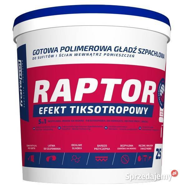 FRANSPOL RAPTOR gotowa gladź na wałek 25 małopolskie Gdów